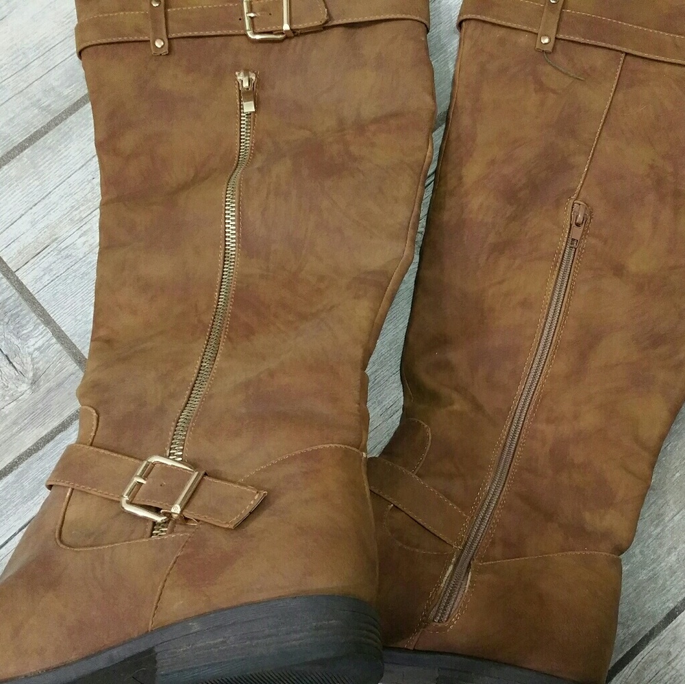 Over the Knee Zippered Boots - Picture 7 of 8